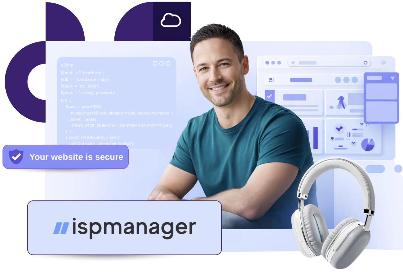 Licensed ispmanager VPS hosting – Modern cPanel alternative - Web hosting with ispmanager VPS